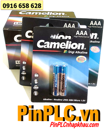 COMBO 1 HỘP 12vỉ (24viên) Pin AAA 1.5v Alkaline Camelion LR03P _Giá chỉ 204.000đ/HỘP 24viên